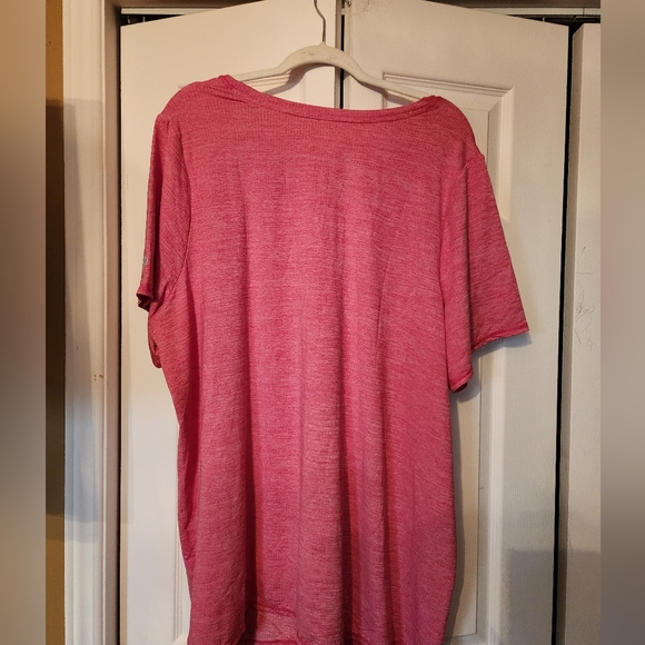 Addition Elle Pink Activewear Crew T-Shirt - Picture 2 of 3